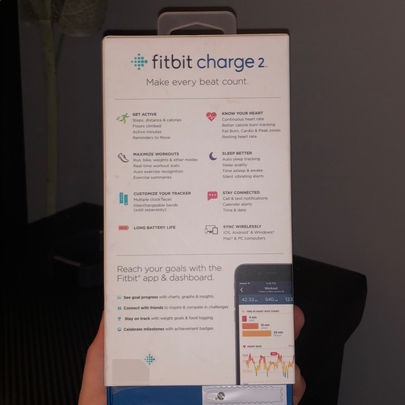 Fitbit Charge 2 : Large Wristband - Picture 2 of 6